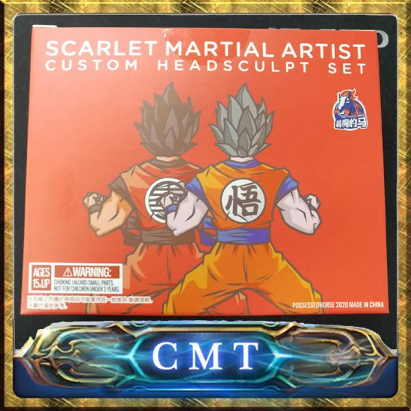 Demoniacal Fit - Dragon Ball Z DBZ SCARLET MARTIAL ARTIST Custom headsculpt set for Son Goku SHF Action Figure